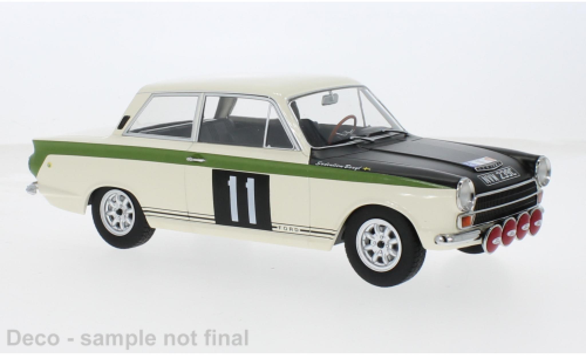 Lotus Cortina 1/18 MCG Ford MK I No.11 Rally WM RAC Rally 1966 1:18 modelauto