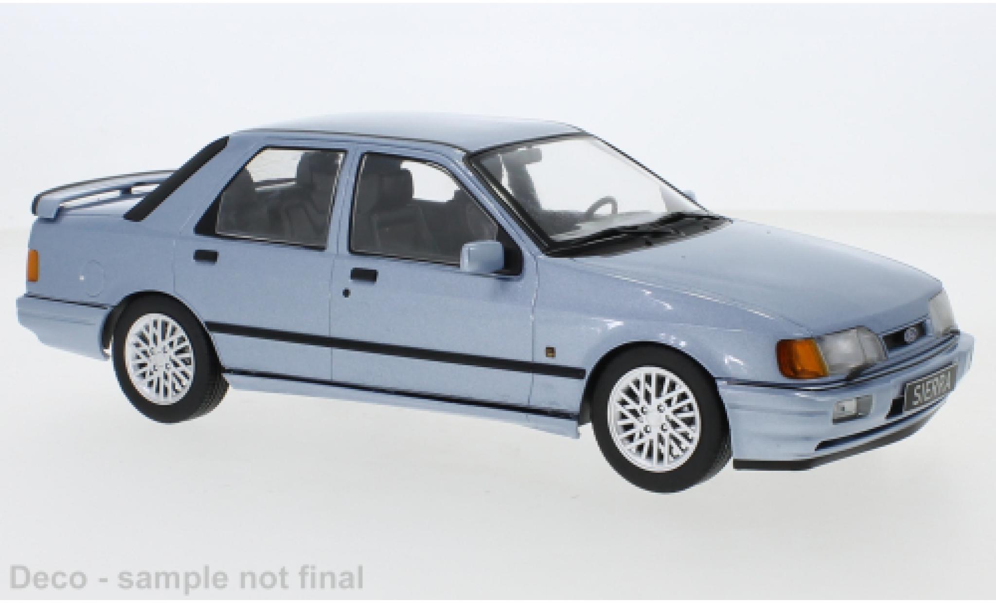 Ford Sierra 1/18 MCG Cosworth metallic blauw 1988 modelauto
