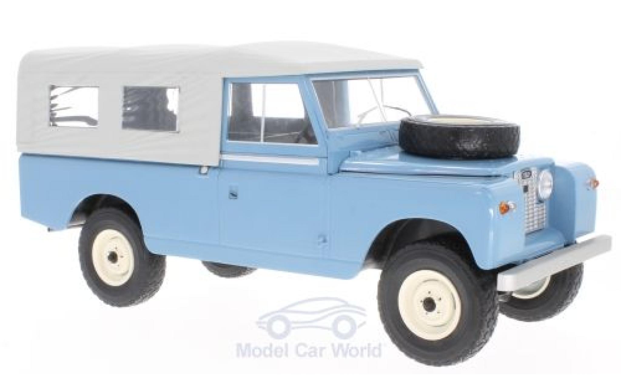 Land Rover 109 1/18 MCG Pick Up Series II blauw/grijs 1959 modelauto
