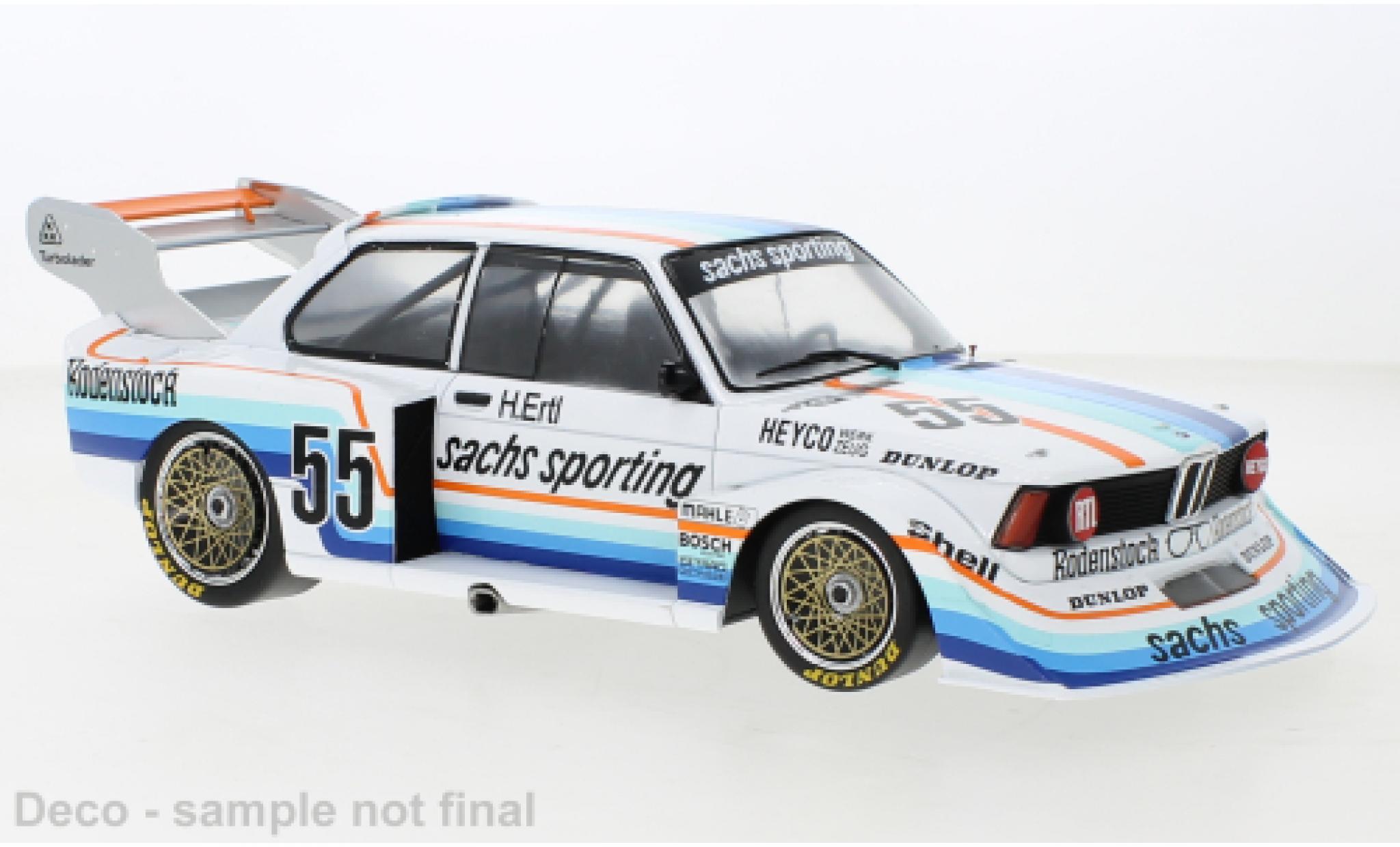 Bmw 320 1/18 MCG Gr.5 No.55 Sachs DRM N&uuml;rburgring 1978 modelauto