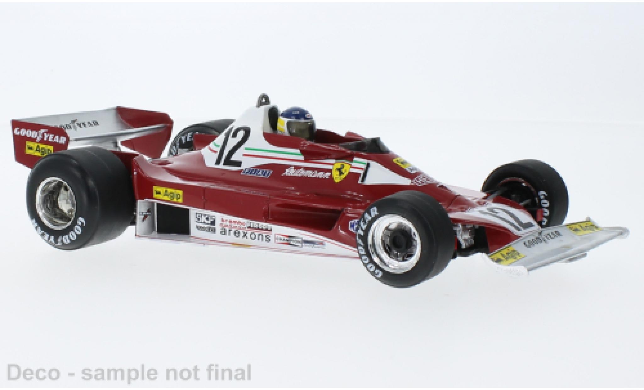 Ferrari 312 1/18 MCG T2B No.11 Scuderia SpA SEFAC formule 1 GP Su&egrave;de 1977 modelauto