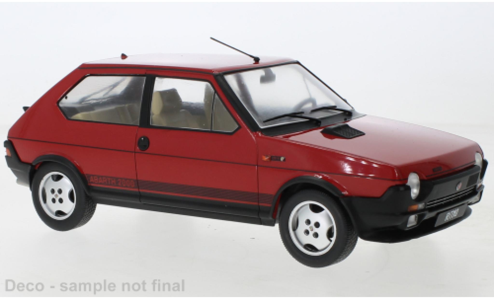 Fiat Ritmo 1/18 MCG TC 125 Abarth rood 1980 modelauto