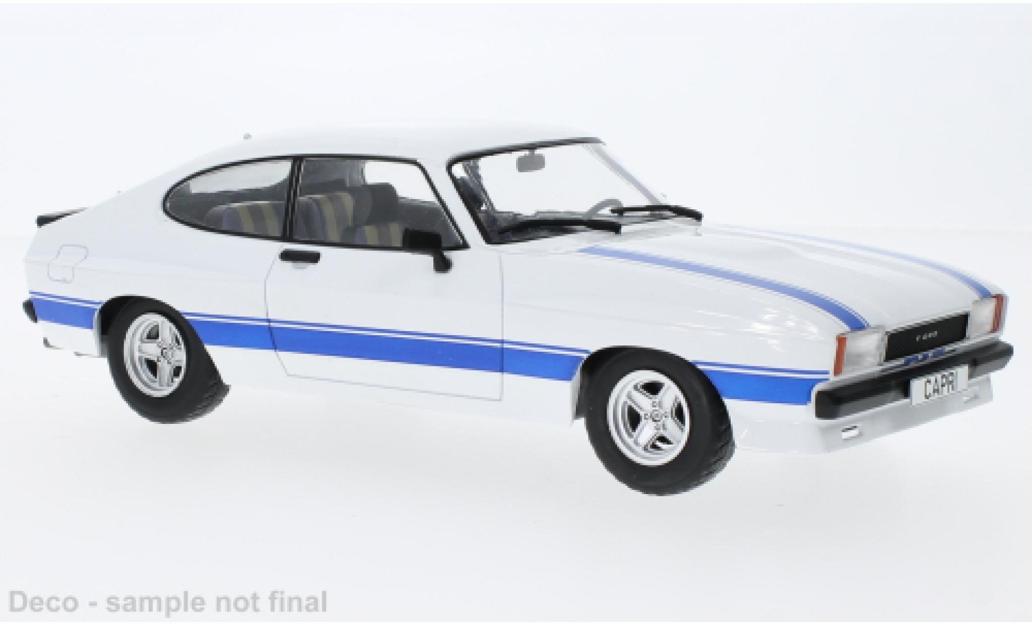 Ford Capri 1/18 MCG MK II X-Pack wit 1975 modelauto