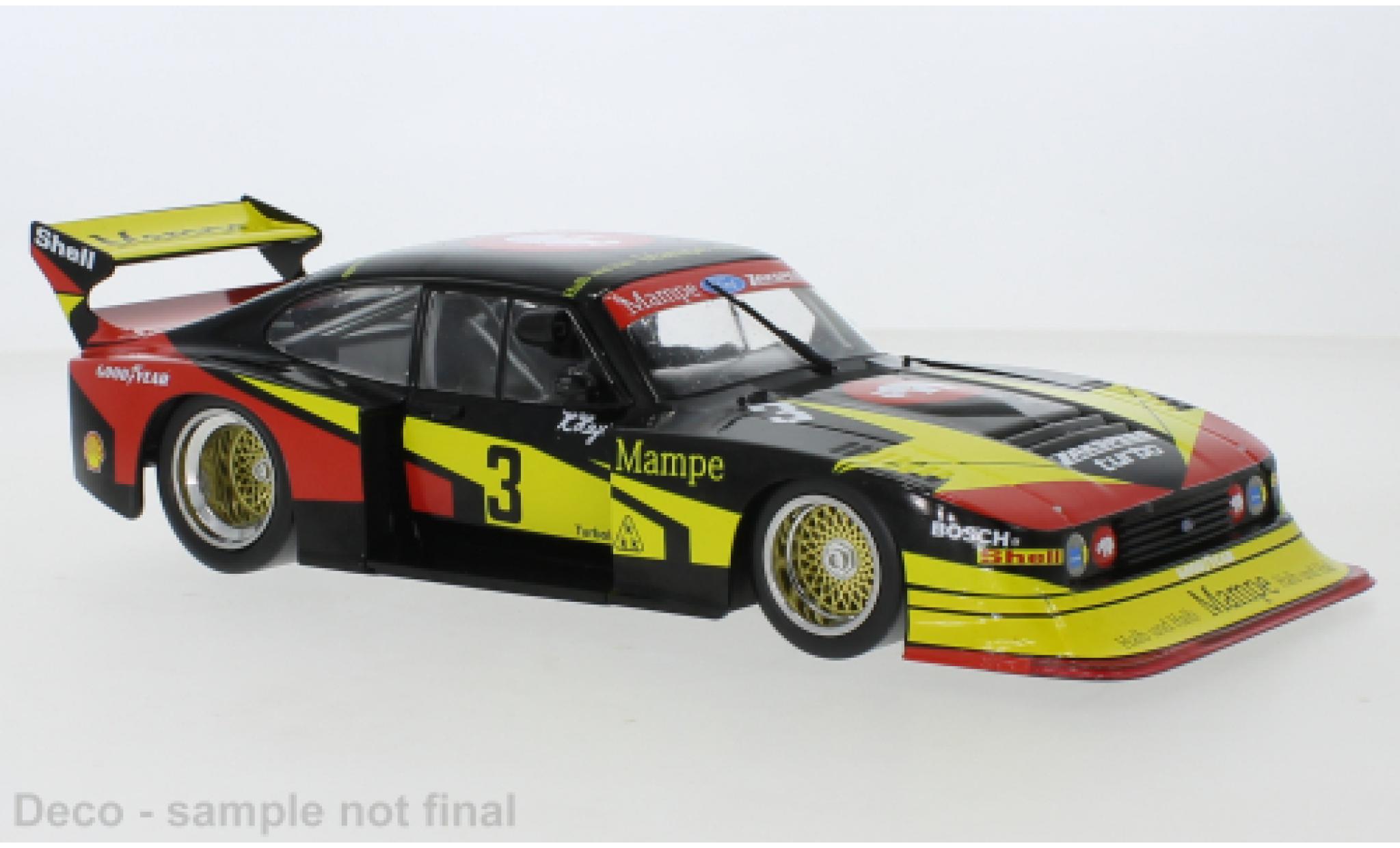 Ford Capri 1/18 MCG Turbo Gr.5 No.3 Mampe DRM Norisring 1979 modelauto