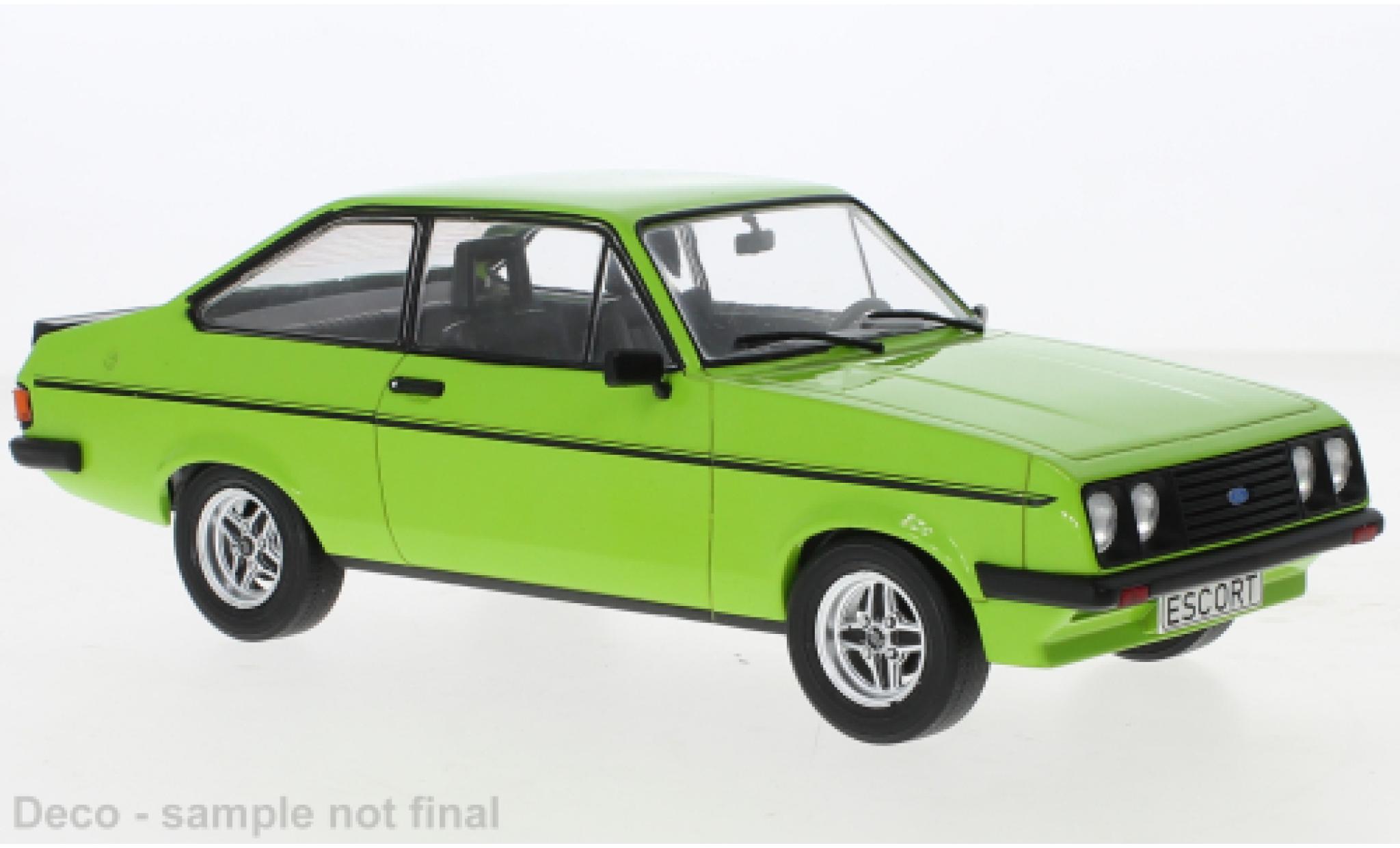 Ford Escort 1/18 MCG MK II RS 2000 la chaux RHD 1977 modelauto