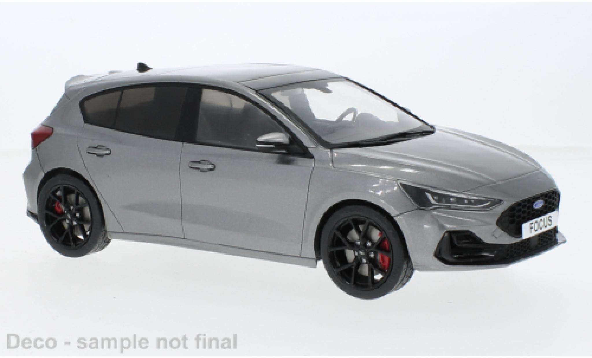 Ford Focus 1/18 MCG ST metallic grijs 2022 modelauto