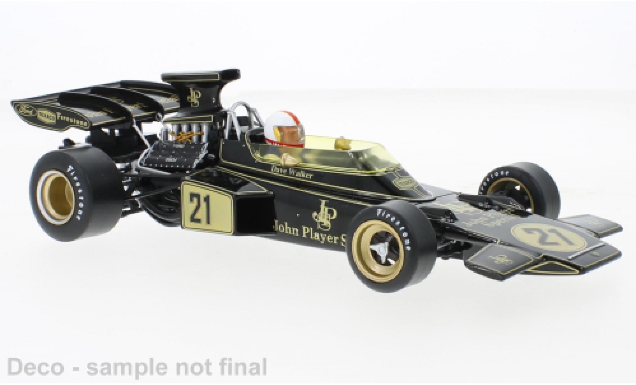 Lotus 72 1/18 MCG D No.21 John Player Team formule 1 GP Espagne 19 modelauto