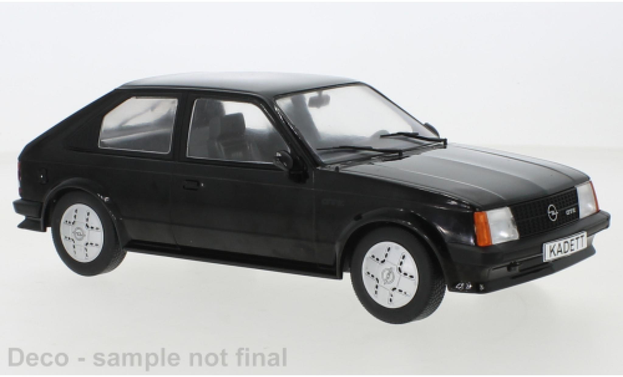 Opel Kadett 1/18 MCG D GTE zwart 1983 modelauto