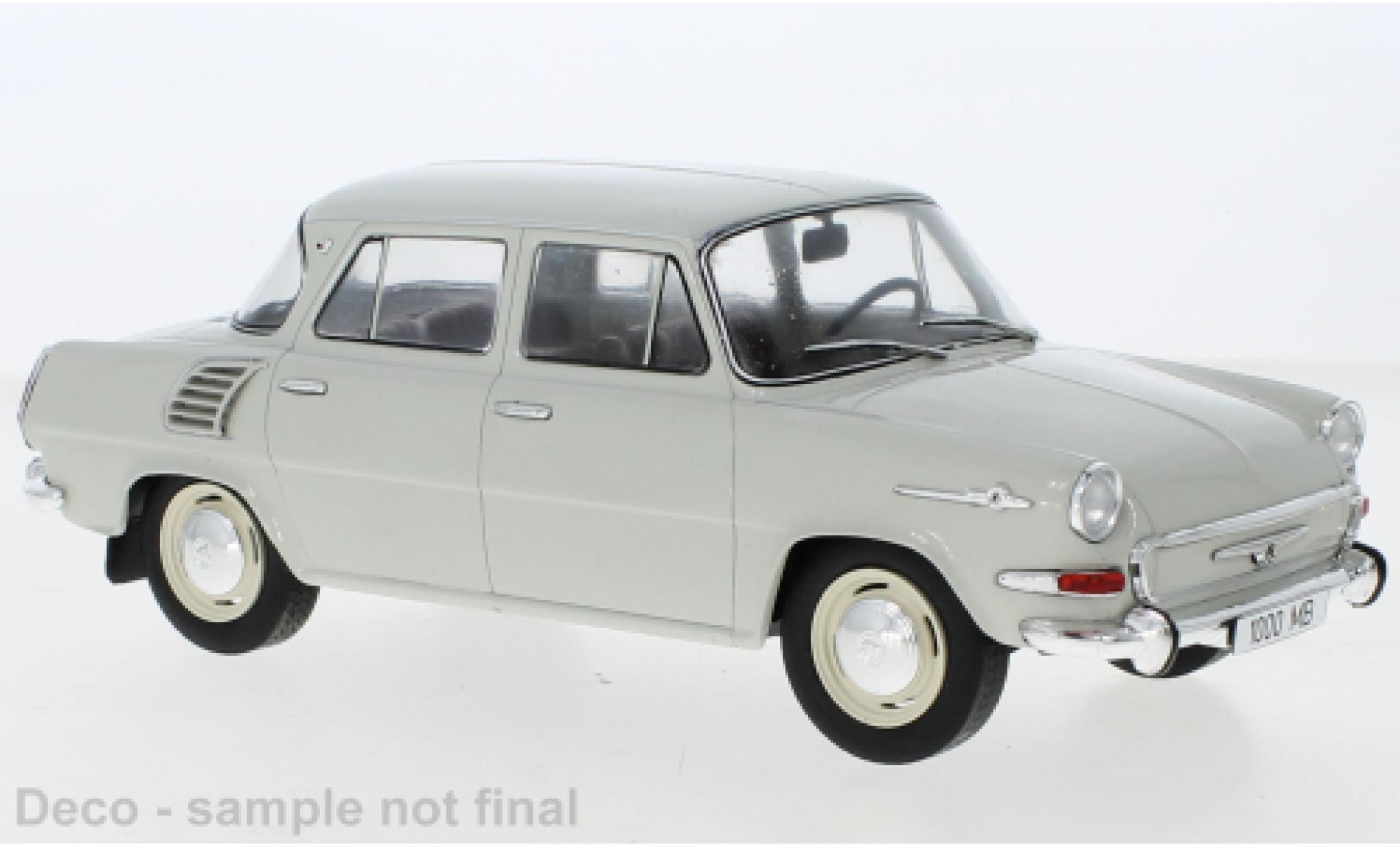 Skoda 1000 1/18 MCG MB grijs 1964 modelauto
