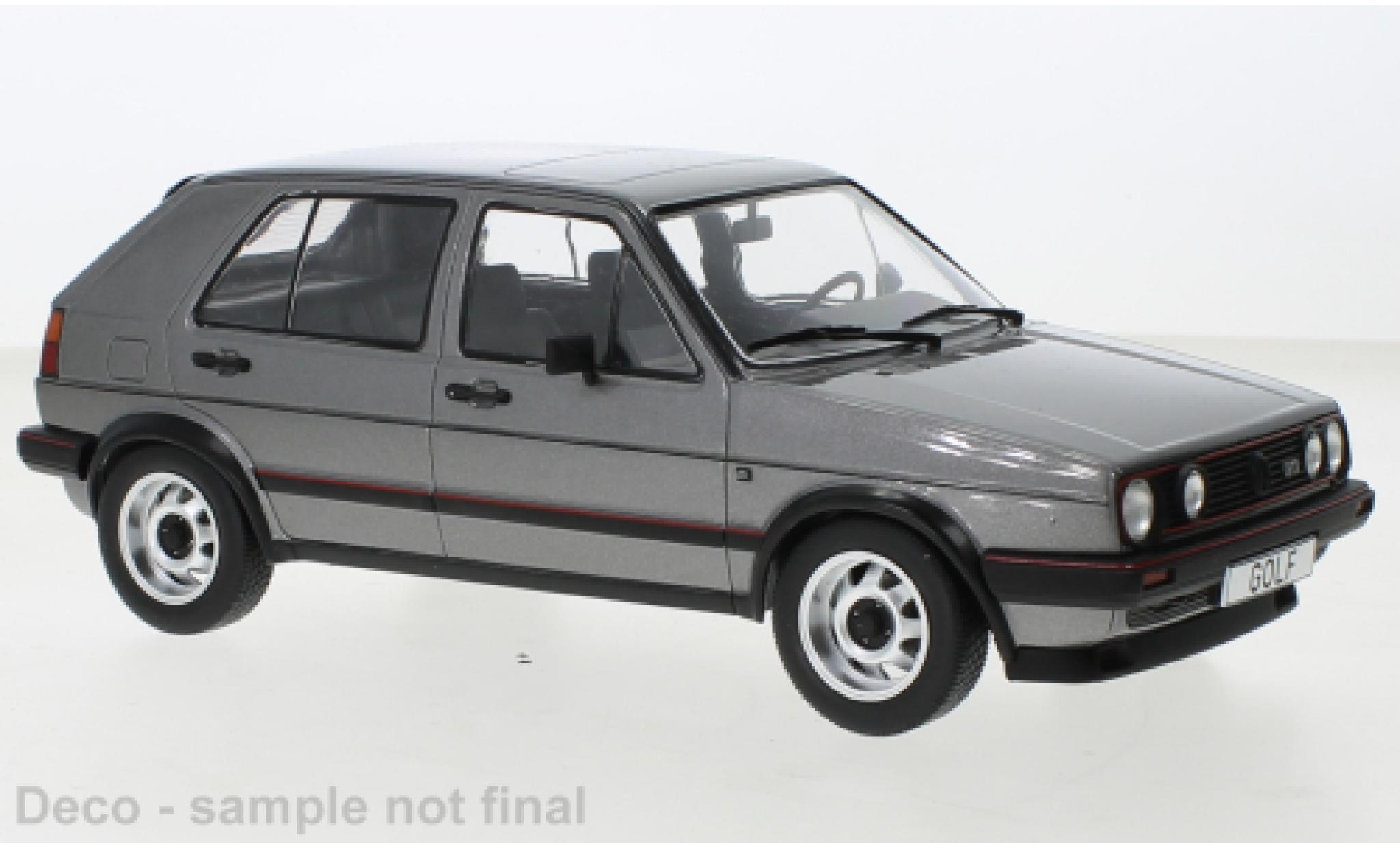 Volkswagen Golf 1/18 MCG II GTI metallic grijs 1984 modelauto