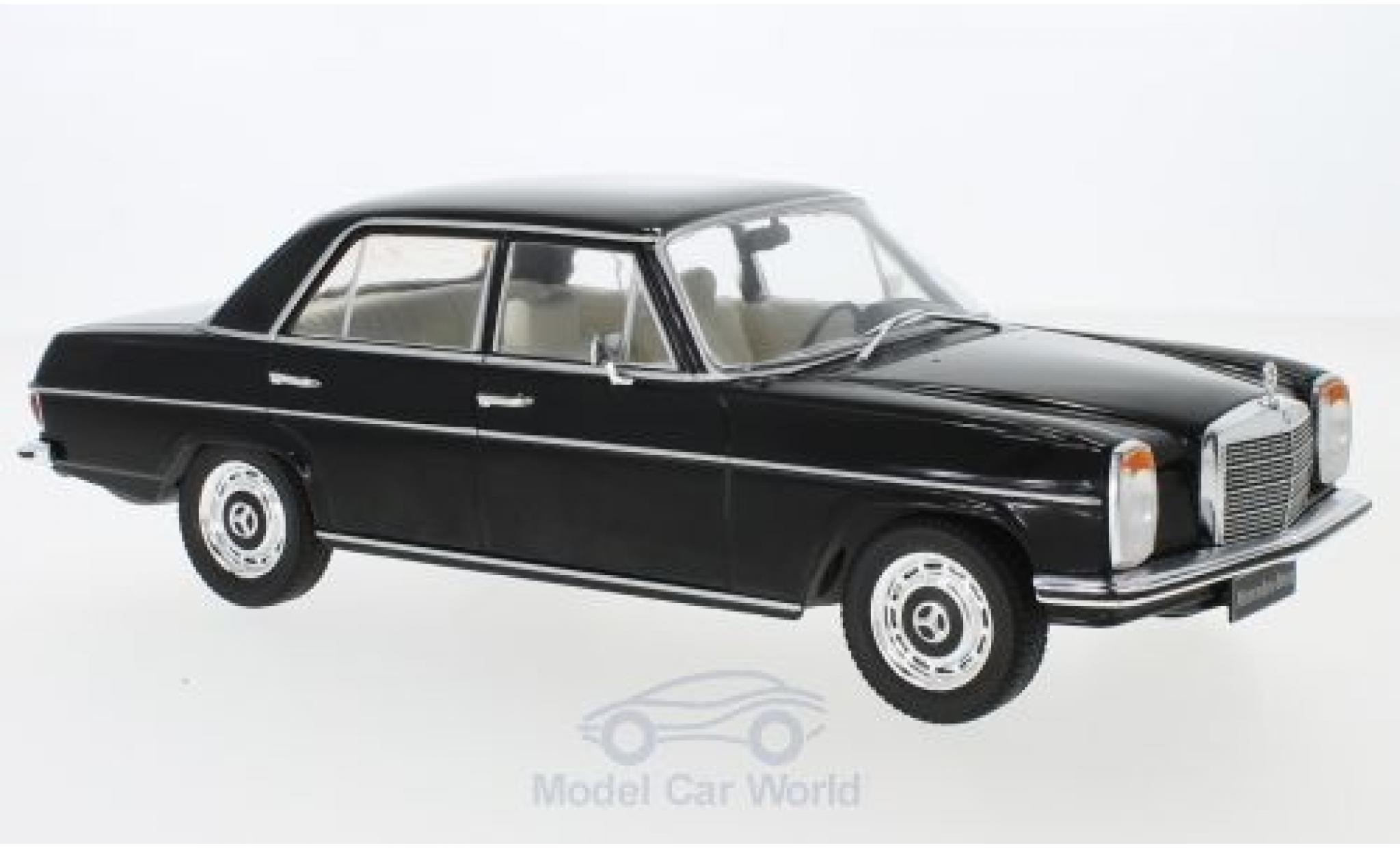 Mercedes 220 1/18 MCG D (W115) zwart 1972 modelauto