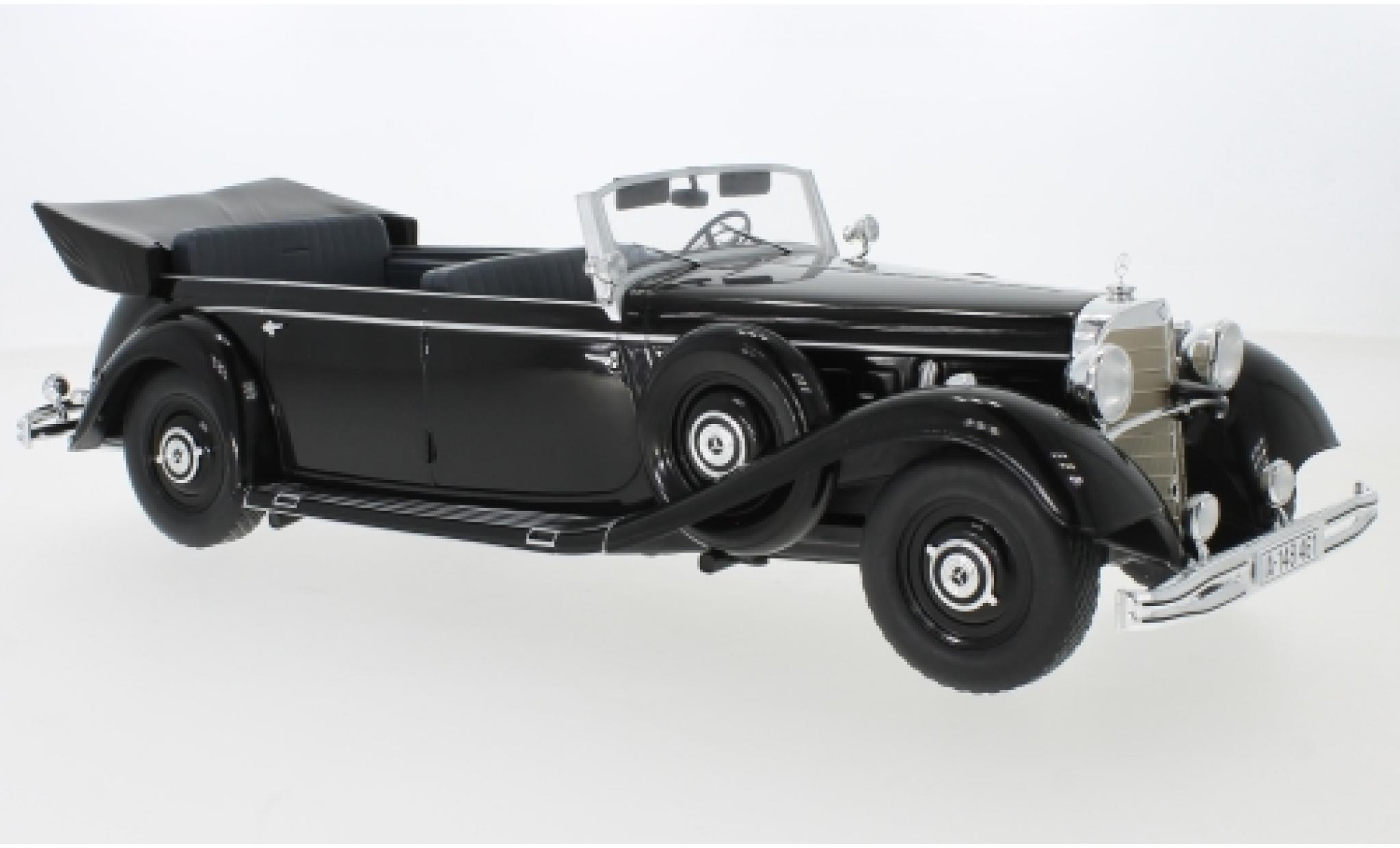 Mercedes 770 1/18 MCG (W150) Cabriolet zwart 1938 modelauto