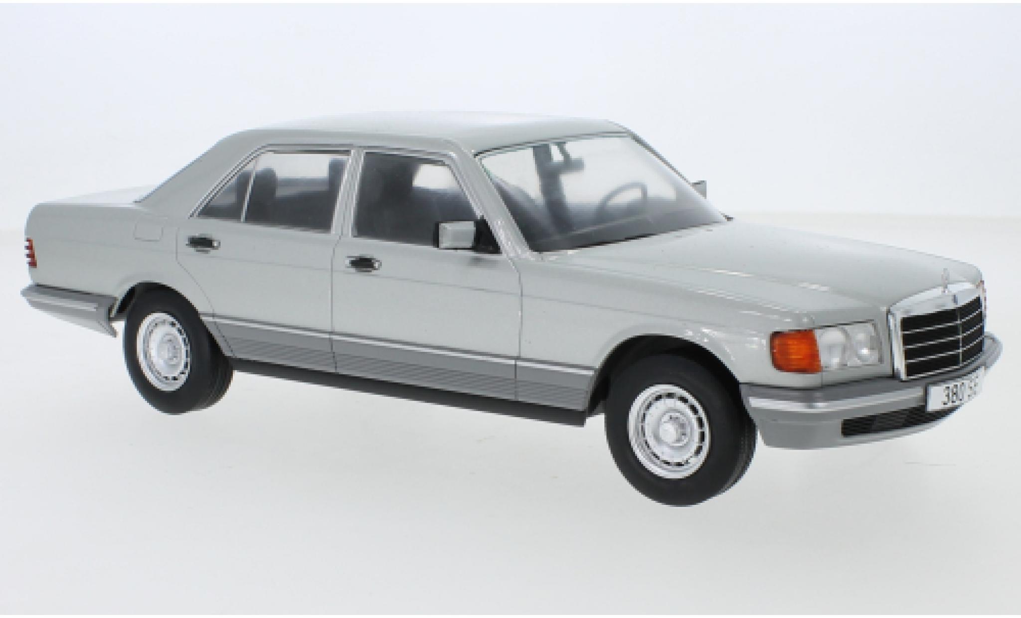 Mercedes Classe S 1/18 MCG (W126) grijs 1979 modelauto