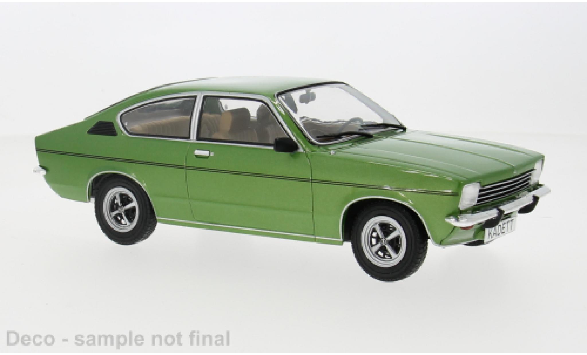 Opel Kadett 1/18 MCG C Coupe groen 1975 1:18 modelauto
