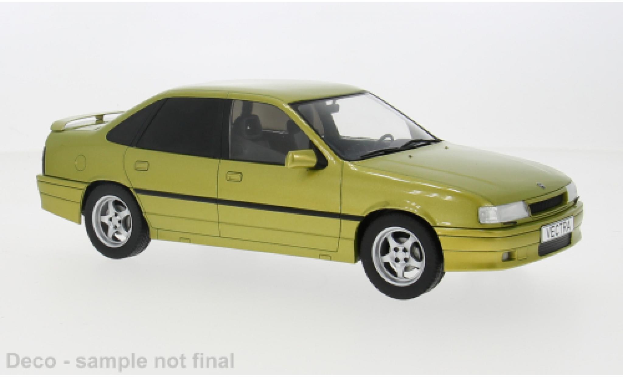 Opel Vectra 1/18 MCG A 2000 metallic geel 1988 1:18 modelauto