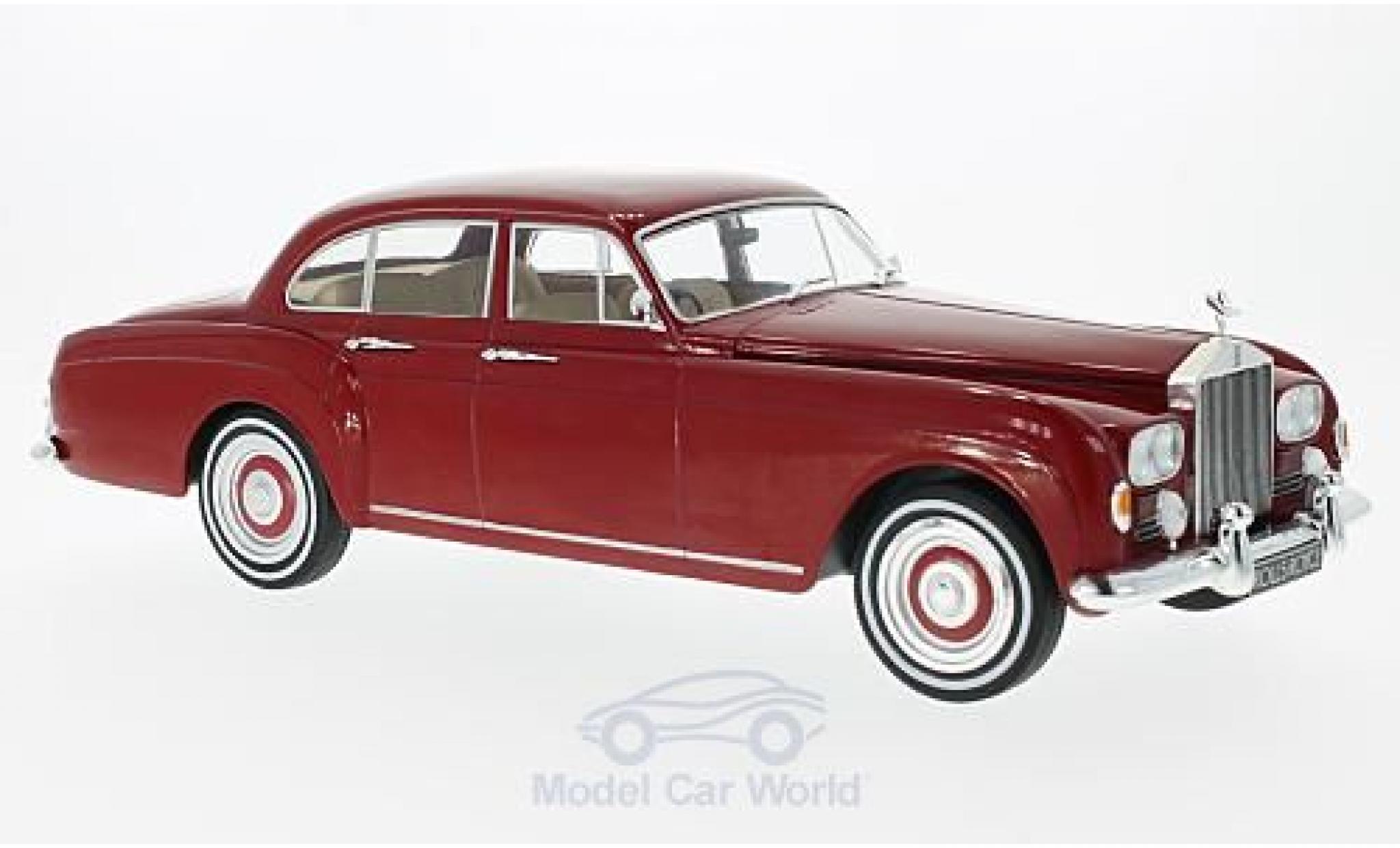 Rolls Royce Silver Cloud 1/18 MCG III Flying Spur H.J.Mulliner rood RHD 1965 modelauto