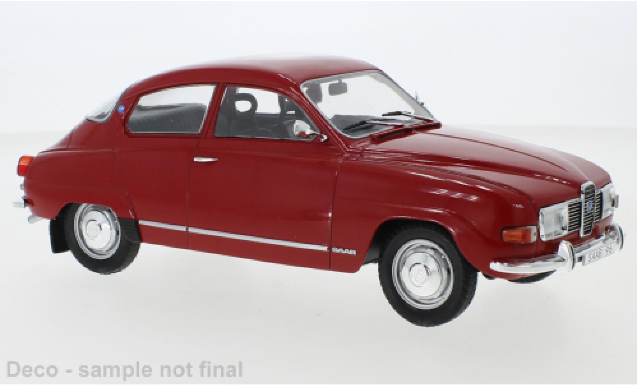 Saab 96 1/18 MCG V4 rood 1971 modelauto