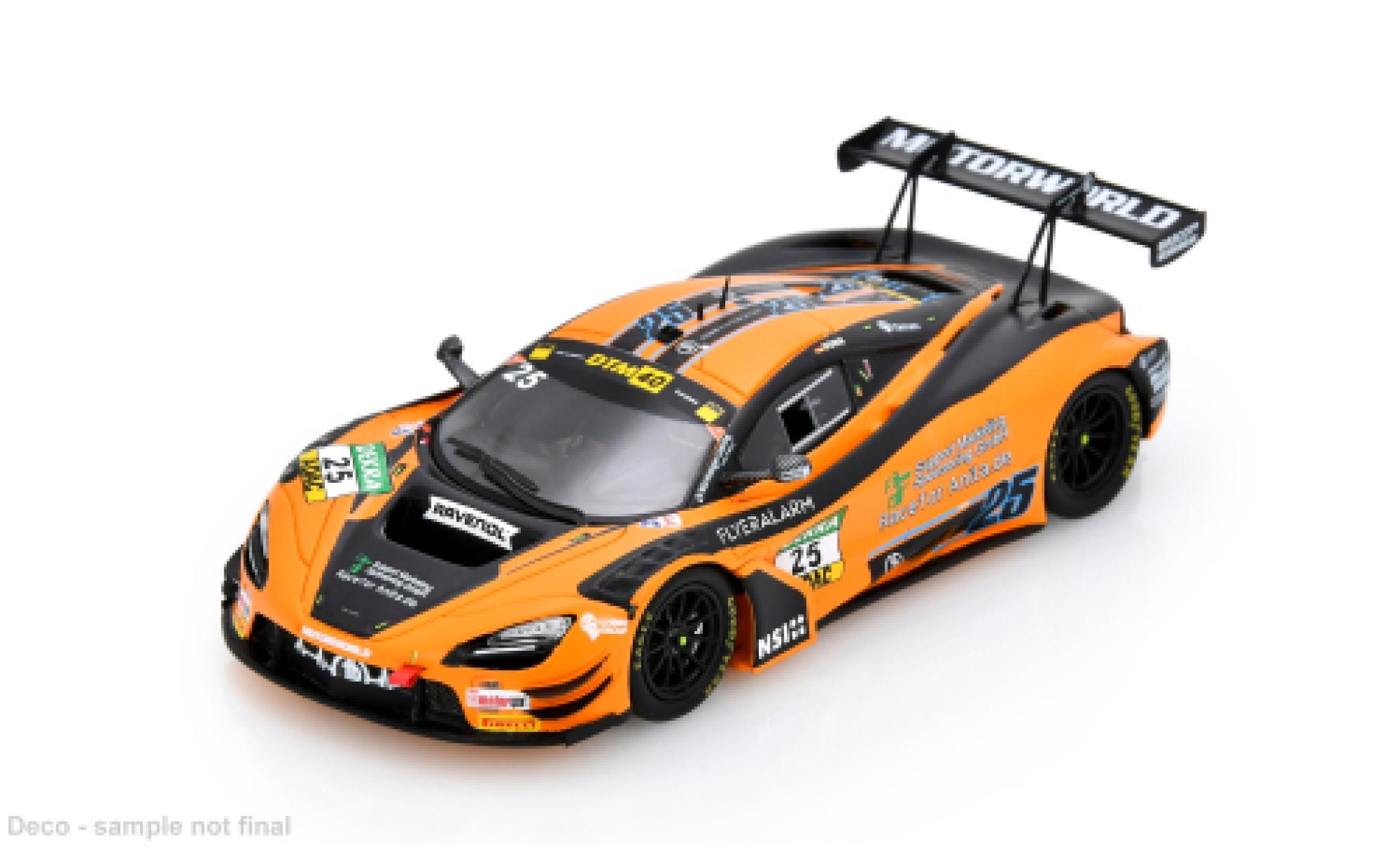 McLaren 720 1/43 Spark S GT3 EVO DTM DTM-Saison 2024 D&ouml;rr Motorsport #25 B.D&ouml;rr 1:43 modelauto