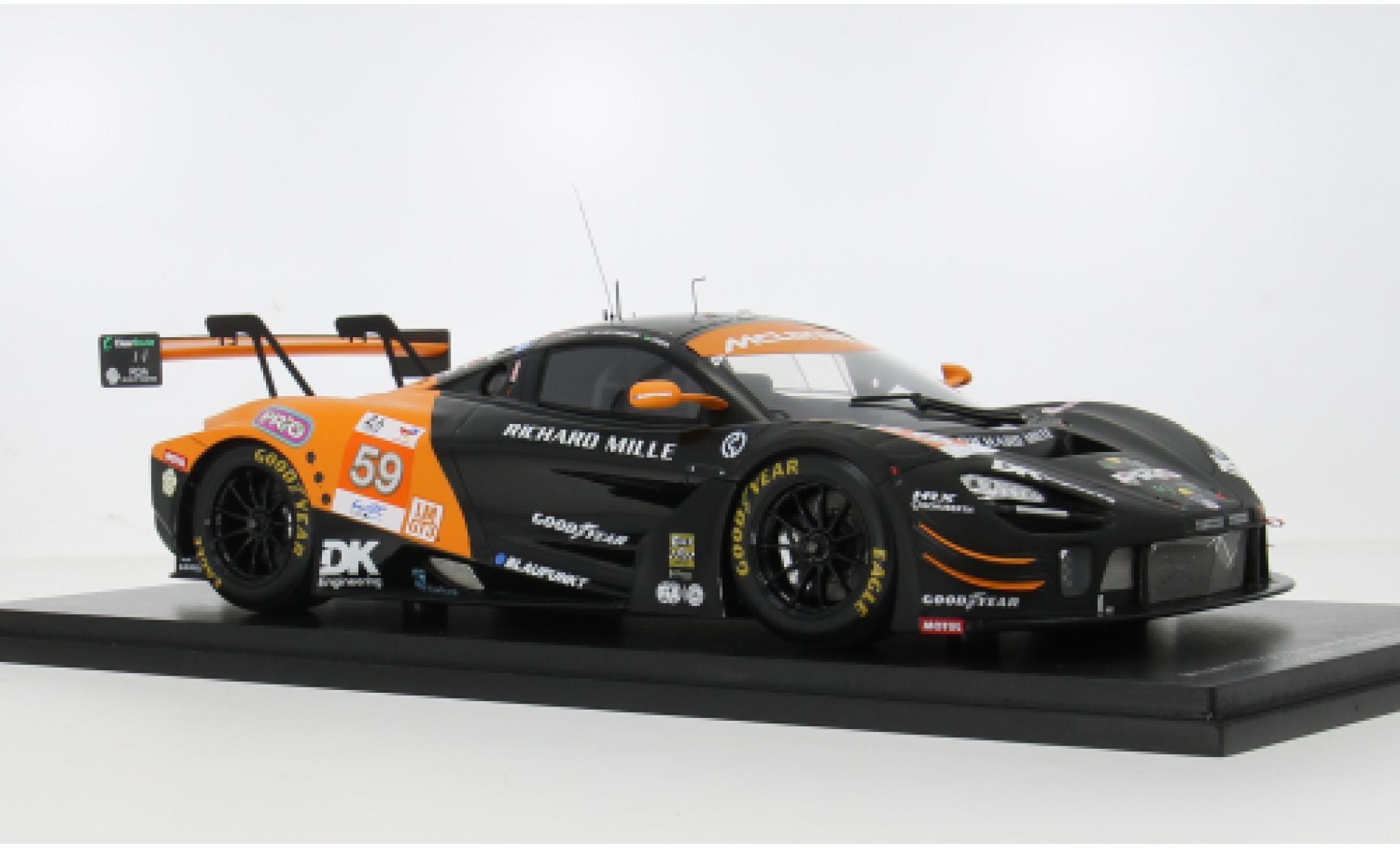 McLaren 720 1/18 Spark S GT3 EVO Le Mans 24h Le Mans 2024 United Autosports #59 G.Saucy/J.Cottingham 1:18 modelauto