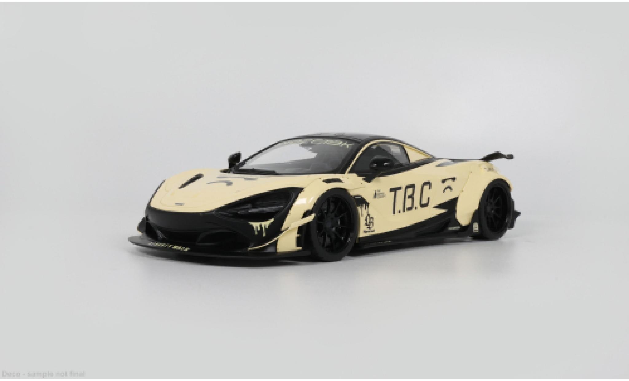 McLaren 720 1/18 GT Spirit S LB-Works beige/zwart 2024 1:18 modelauto