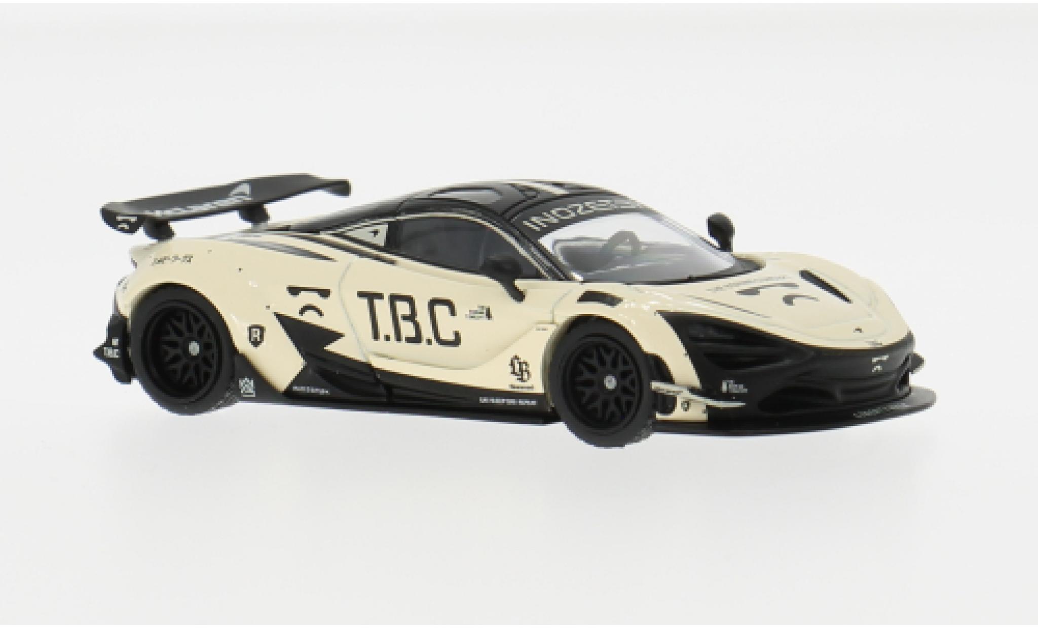 McLaren 720 1/64 Mini GT S LB Works beige/zwart 2024 The Boring Concept 1:64 modelauto