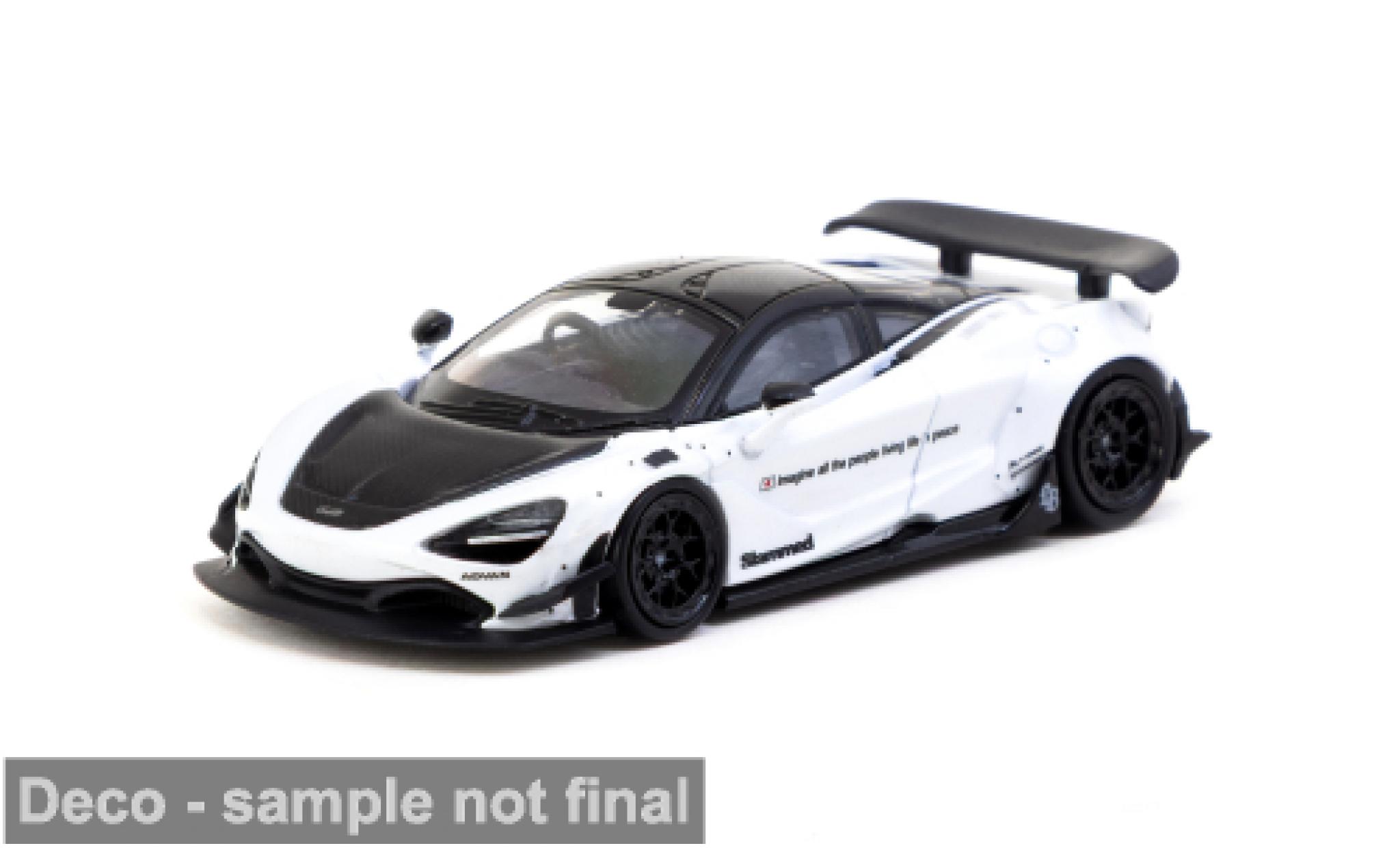 McLaren 720 1/64 Tarmac Works S LB-Works wit/zwart 1:64 modelauto