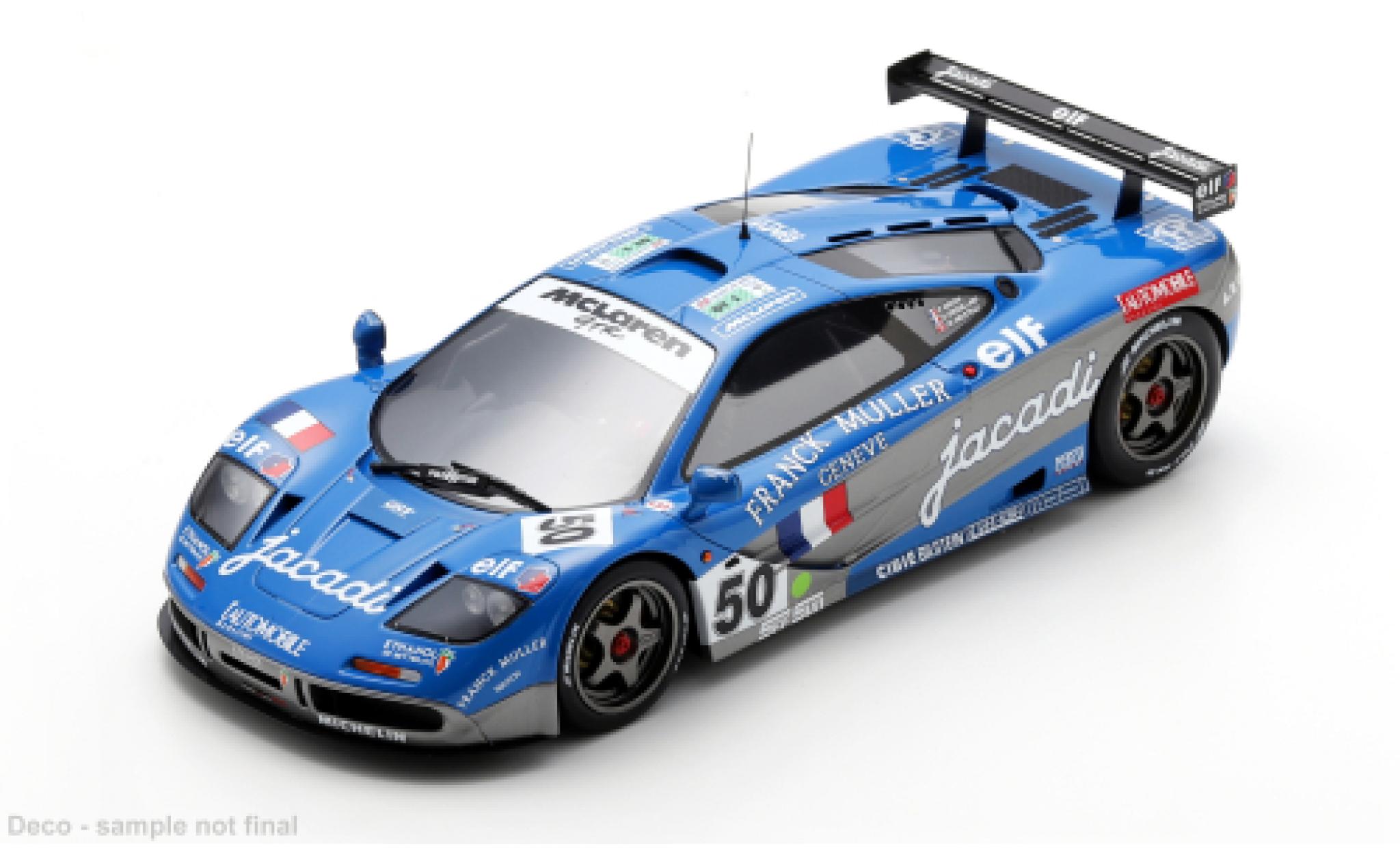 McLaren F1 1/18 Spark GTR 24h Le Mans 1995 #50 J-D.Deletraz/F.Giroix 1:18 modelauto