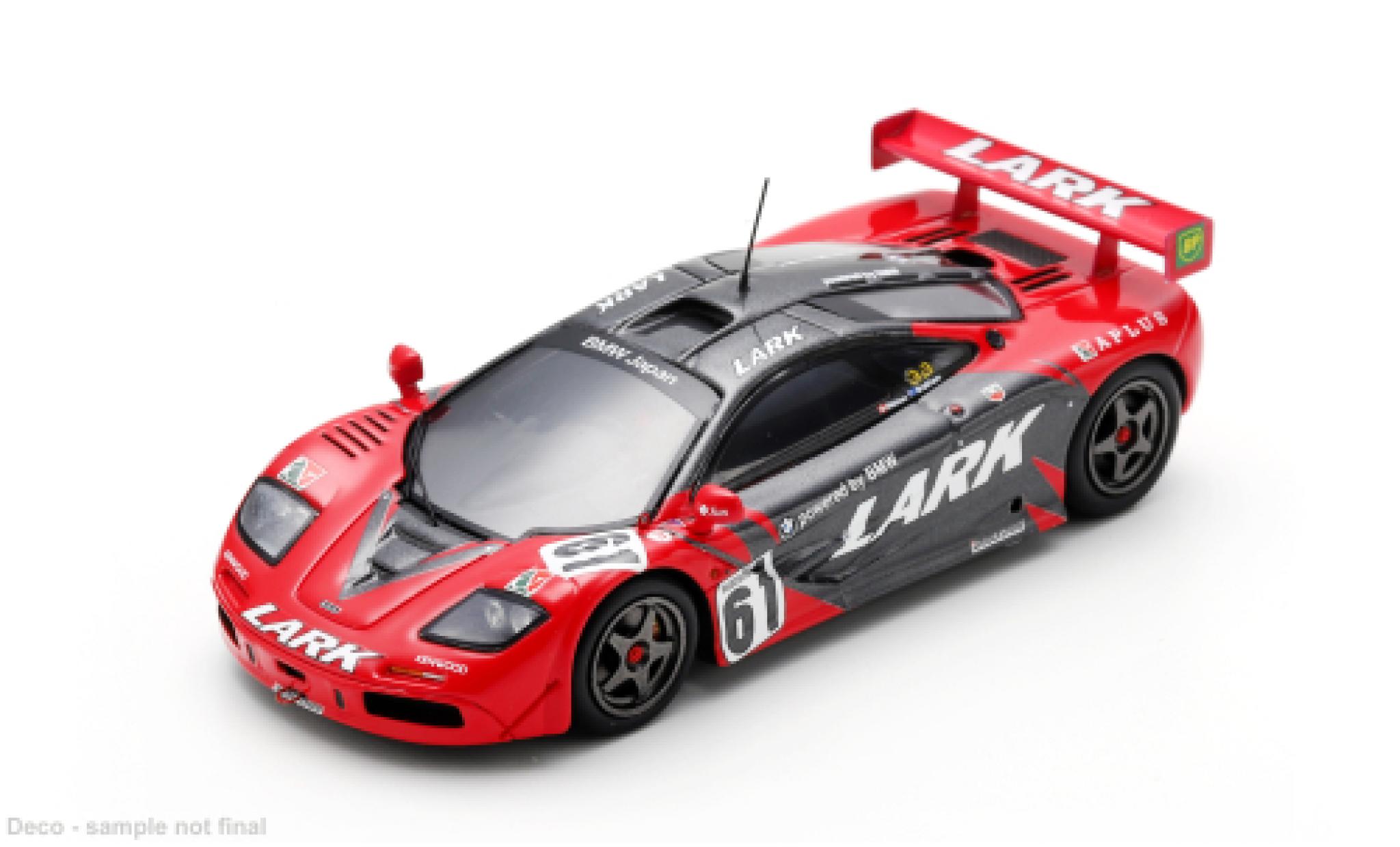 McLaren F1 1/43 Spark GTR JGTC 1996 #61 J.Nielsen/D.Brabham 1:43 modelauto