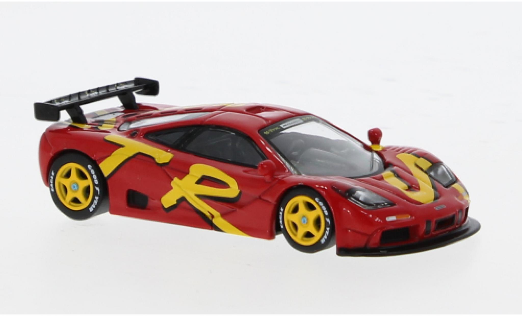 McLaren F1 1/64 Mini GT GTR rood 1:64 modelauto