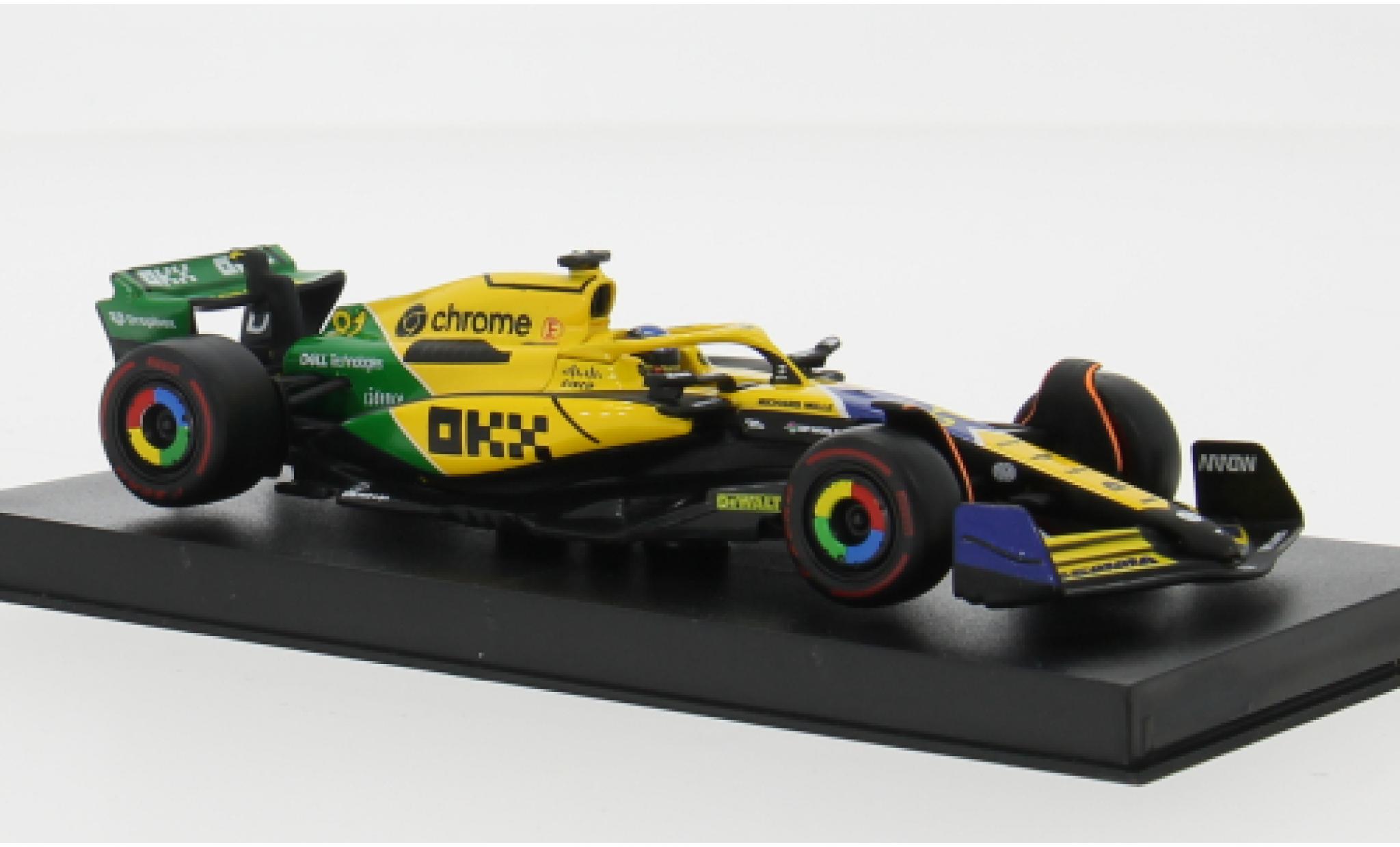 McLaren F1 1/43 Burago MCL38 Formel 1 GP Monaco 2024 Team #81 O.Piastri 1:43 Bburago modelauto