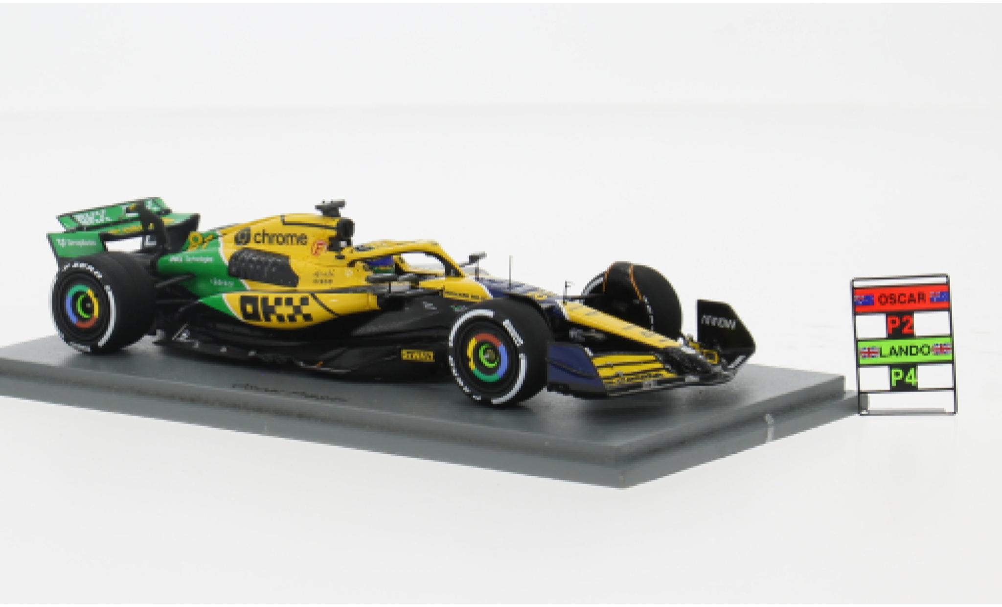 McLaren F1 1/43 Spark MCL38 GP Monaco 2024 Team #81 O.Piastri 1:43 modelauto