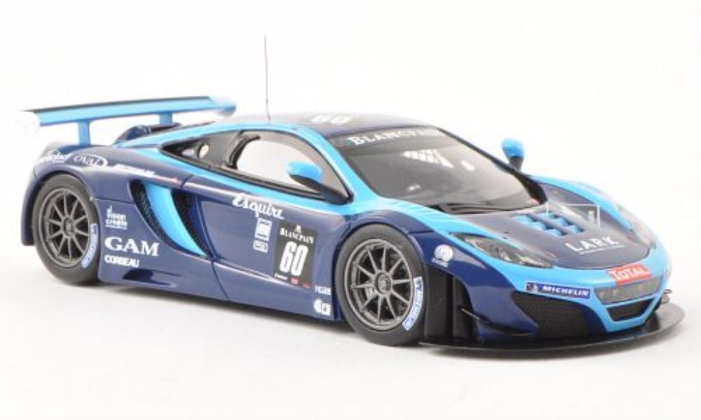 McLaren MP4-12C 1/43 Minichamps GT3 No.60 Von Ryan Racing 24h Spa 2012 /Dusseldorp modelauto