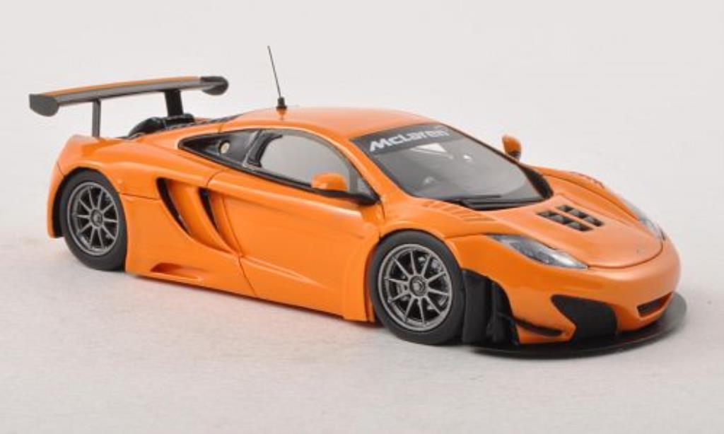 McLaren MP4-12C 1/43 Minichamps GT3 oranje Plain Body Version 2012 modelauto
