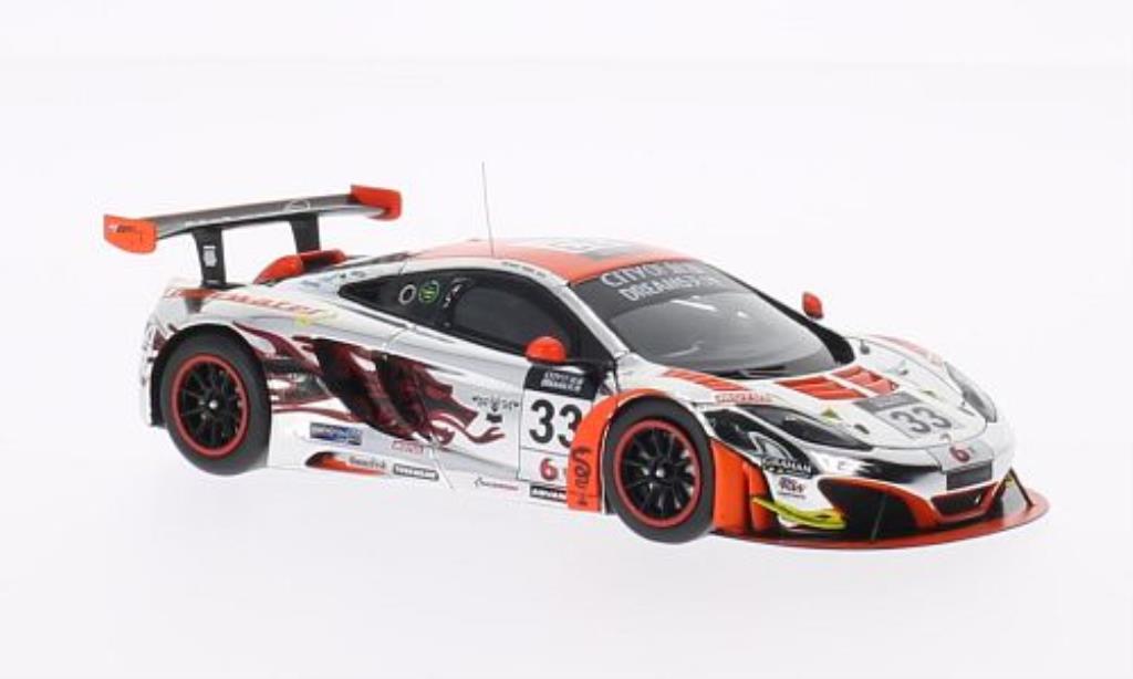 McLaren MP4-12C 1/43 Spark No.33 Clearwater Racing City of Dreams Macau GT Cup 2013 modelauto