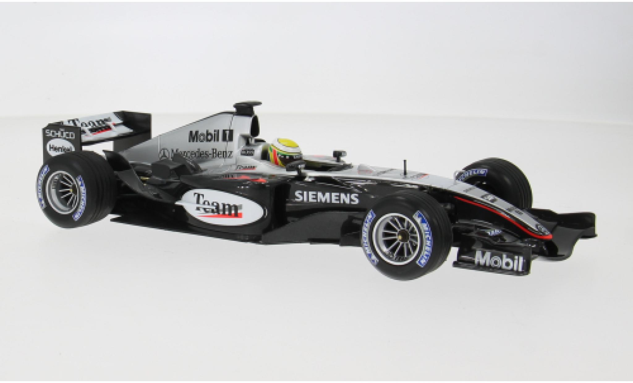 Mercedes CLA 1/18 Minichamps McLaren MP4/19 Formel 1 Silverstone 2004 West McLaren L.Hamilton 1:18 modelauto