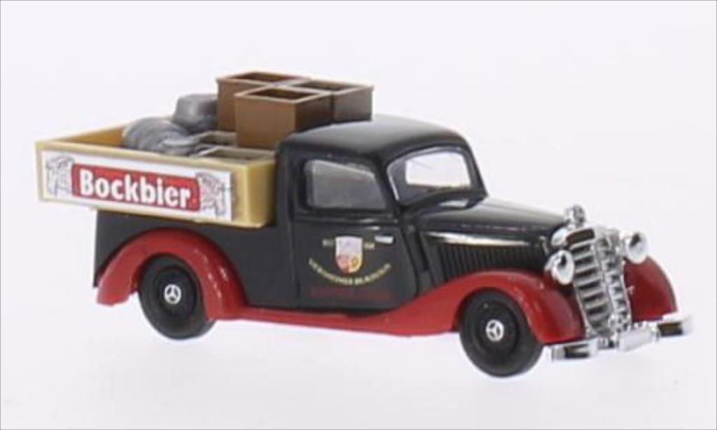 Mercedes 170 1/87 Busch V Pick Up Brauhaus Viernheim modelauto