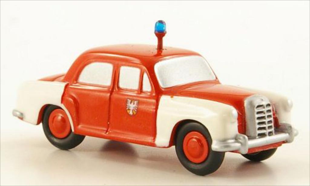 Mercedes 180 1/90 Schuco Ponton Brandweer Frankfurt modelauto