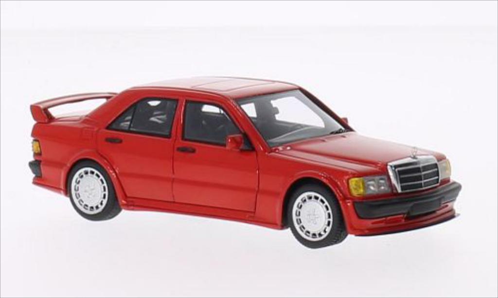 Mercedes 190 E 1/43 Minichamps E (W201) 2.5-16 EVO 1 rood 1990 modelauto