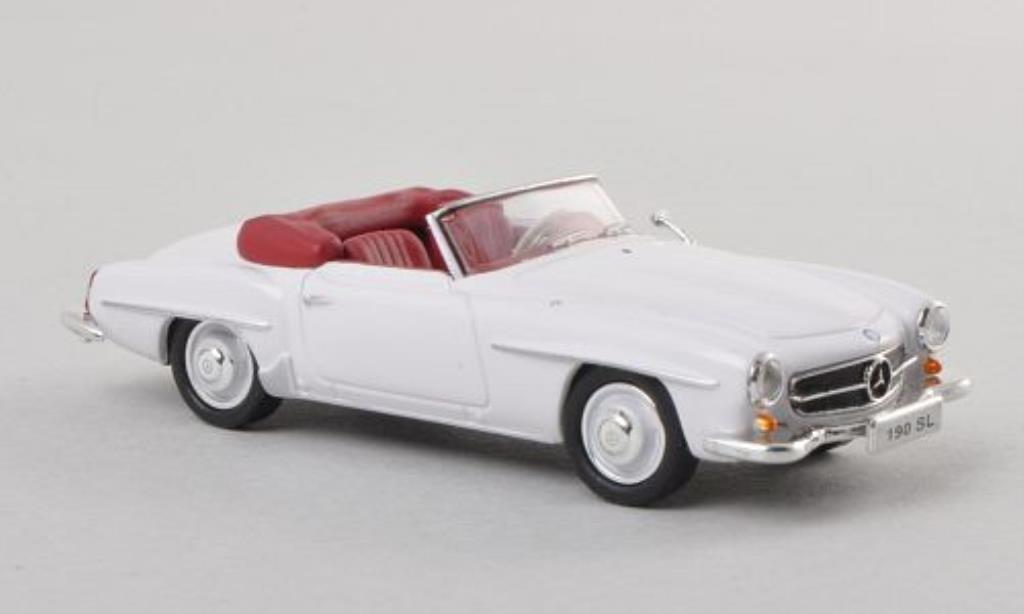 Mercedes 190 SL 1/87 Ricko SL wit modelauto