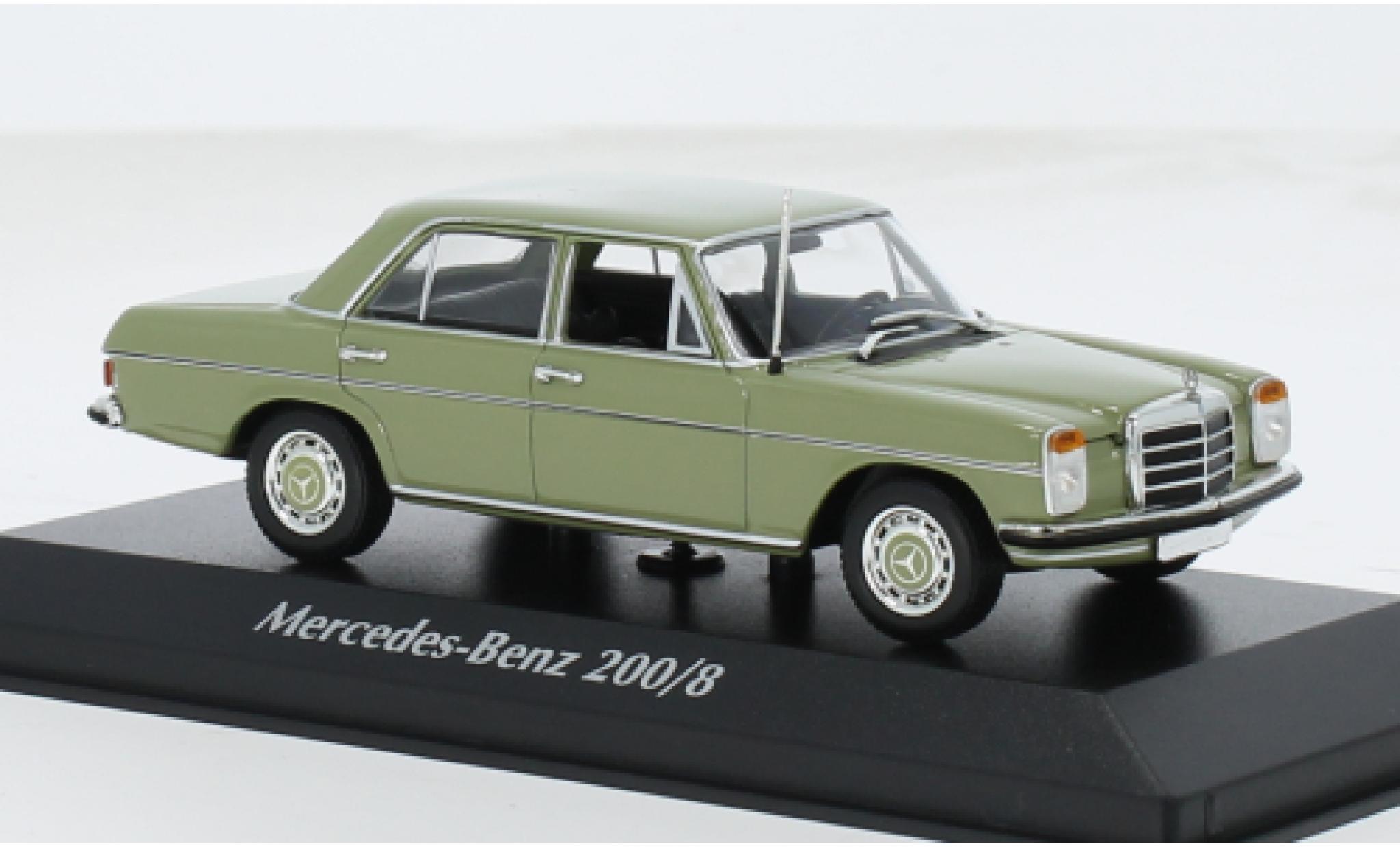 Mercedes 200 1/43 Maxichamps /8 (W114) groen 1968 1:43 modelauto