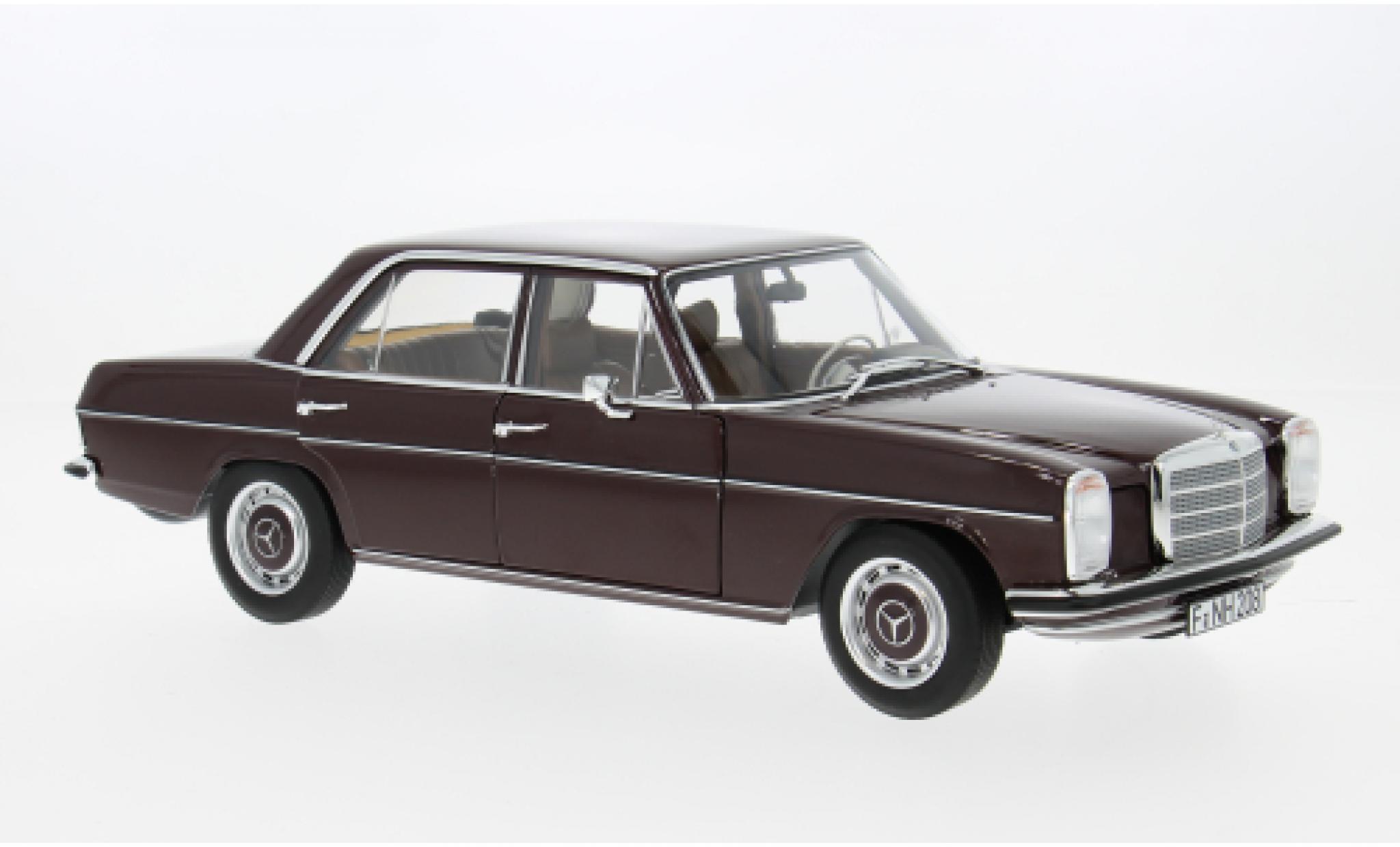 Mercedes 200 1/18 Norev rood 1968 1:18 modelauto