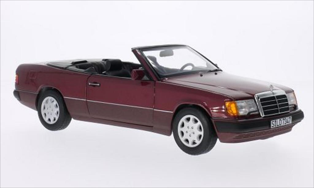 Mercedes 300 1/18 Norev CE-24 (A124) rood modelauto