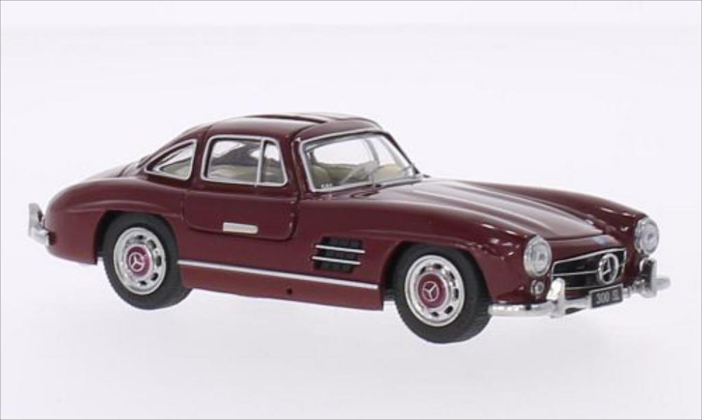 Mercedes 300 SL 1/43 Schuco SL Coupe (W198) rood modelauto