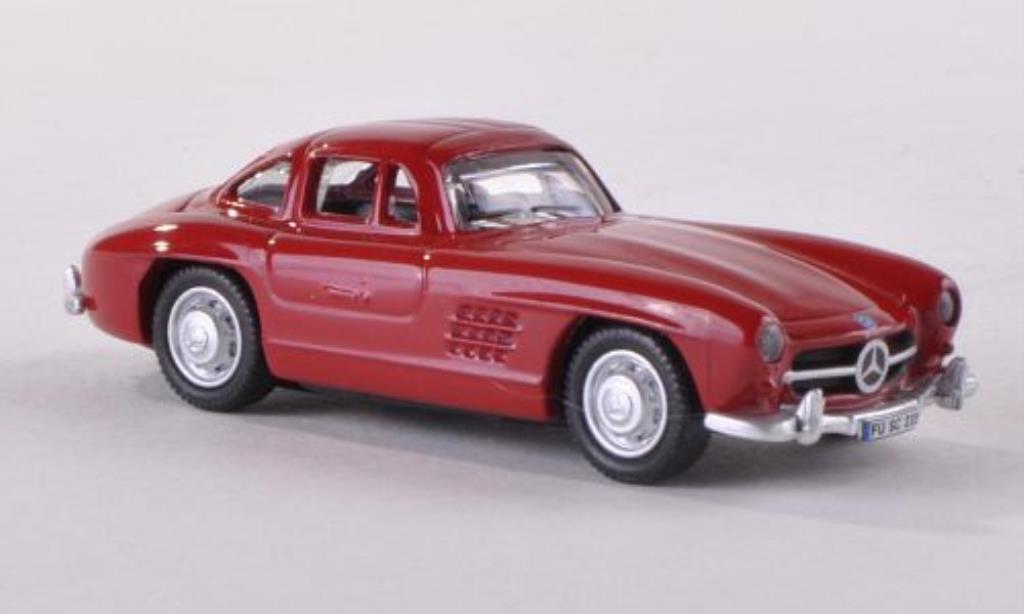 Mercedes 300 SL 1/87 Schuco SL rood modelauto