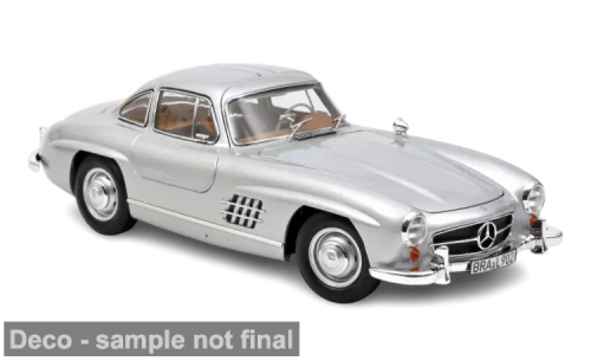 Mercedes 300 1/18 Norev SL grijs 1954 1:18 modelauto