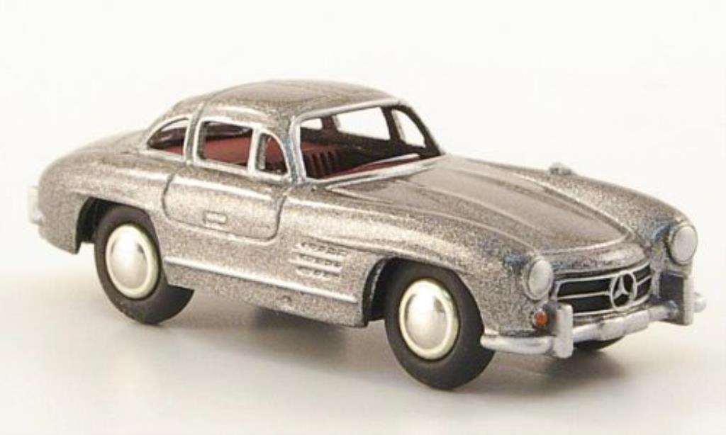 Mercedes 300 SL 1/87 Bub SL (W 198) grijs modelauto