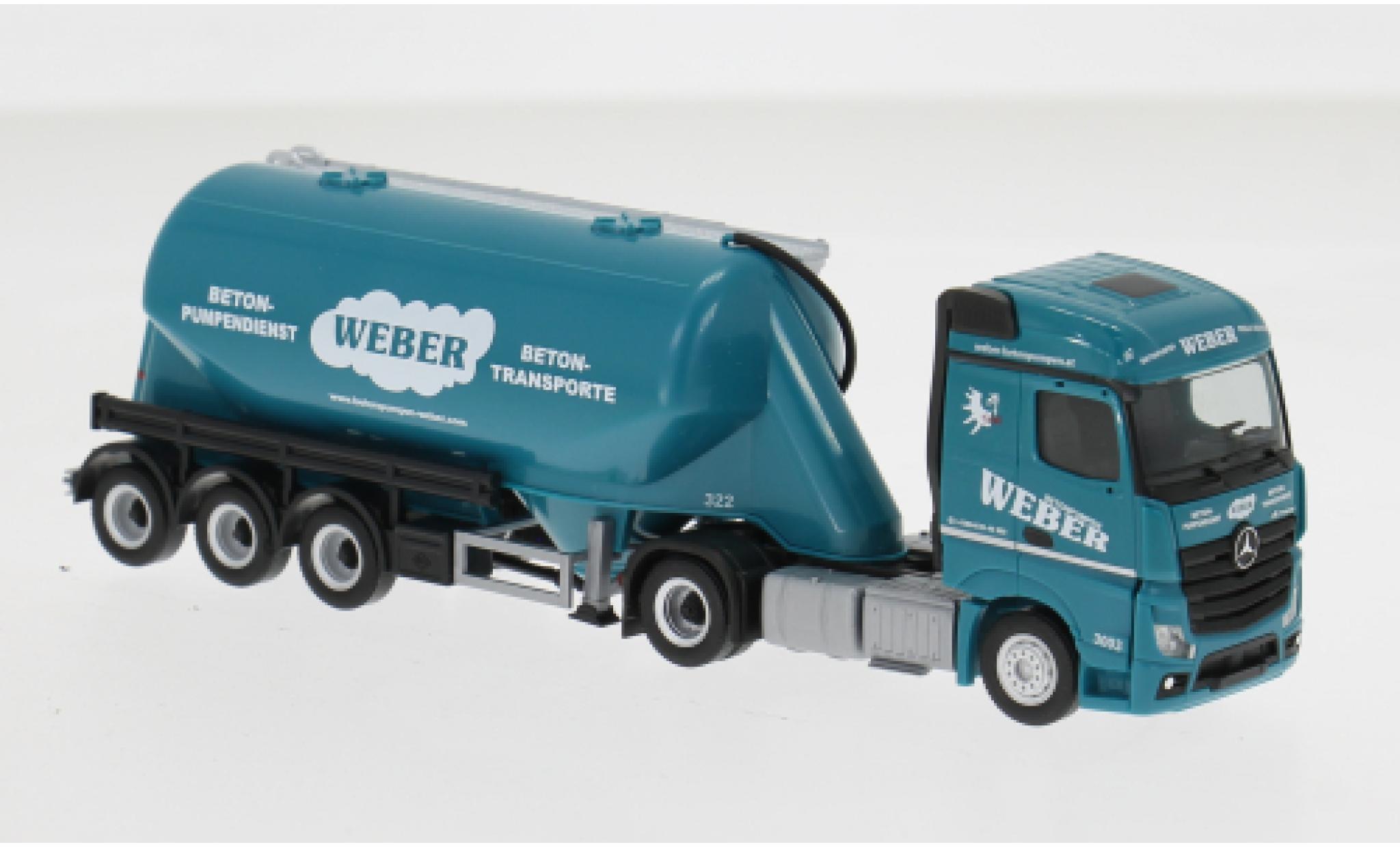 Mercedes Actros 1/87 Herpa 18 Streamspace Weber Betonpumpen (A) 1:87 modelauto