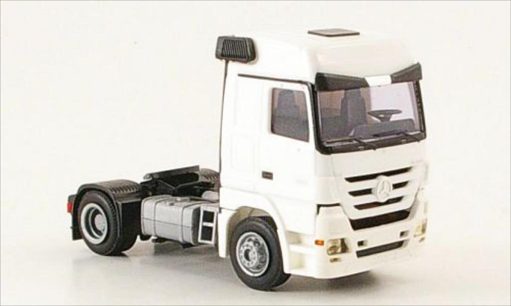 Mercedes Actros 1/87 AWM 1855 MP3 2-Achser wit modelauto