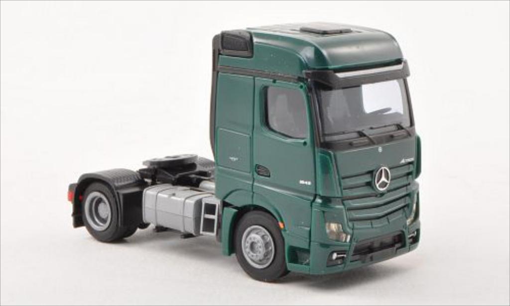 Mercedes Actros 1/87 AWM 2 Bigspace grun Solo-Zugmaschine 2-achsig grun modelauto