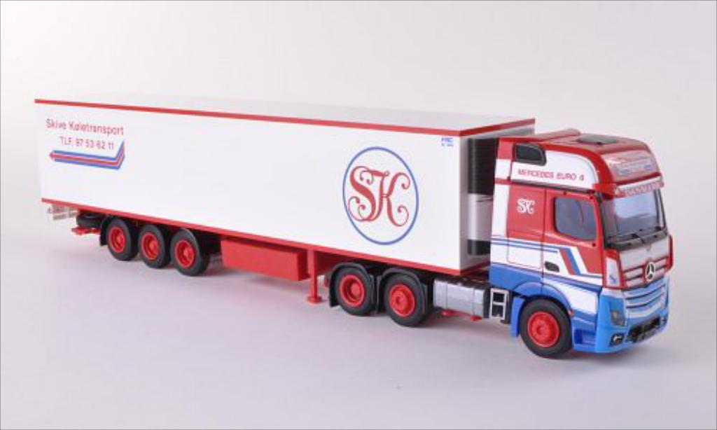 Mercedes Actros 1/87 AWM 2 Gigaliner Skive (DK) Kuhl-KSZ modelauto